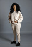 Women's Nude active-lounge fitted joggers