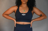 Women's Navy active core bra