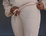 Women's Nude active-lounge fitted joggers