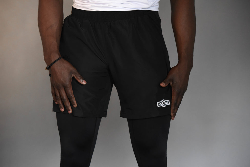 mens active training shorts