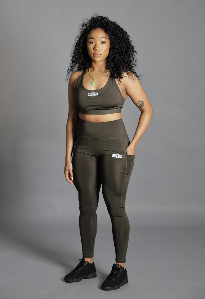 Gains Navy Core Pocket Leggings