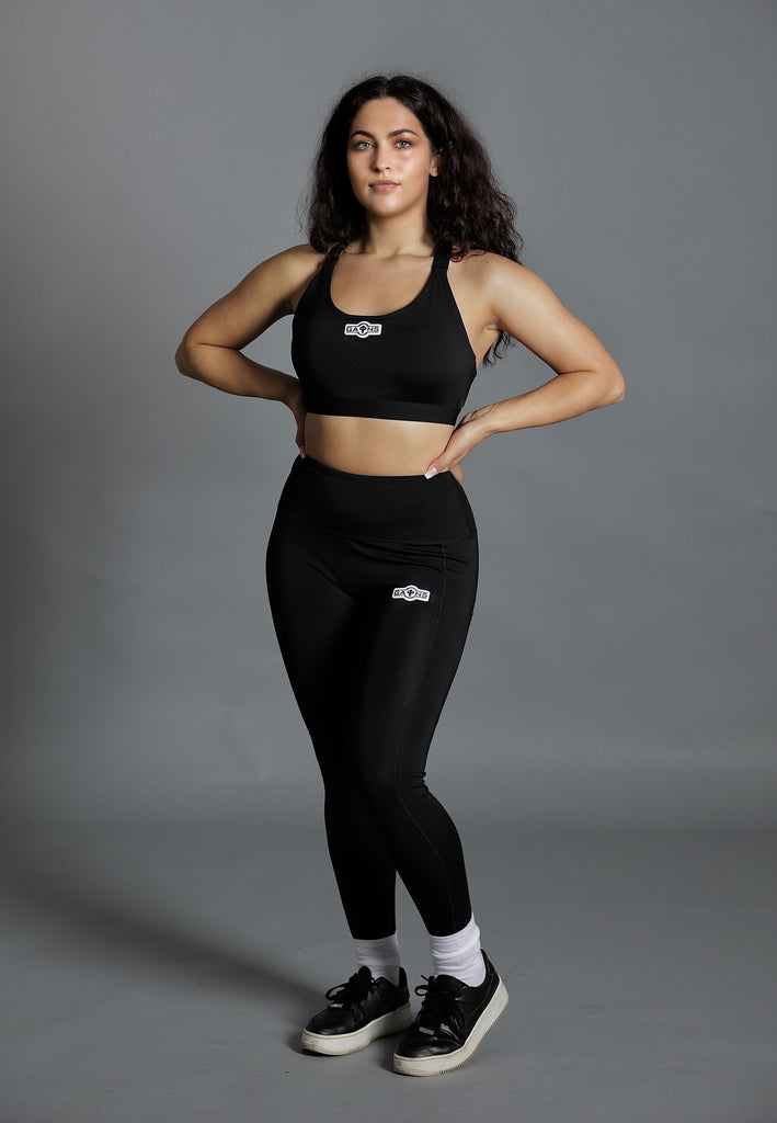 Gains women's Black active core bra