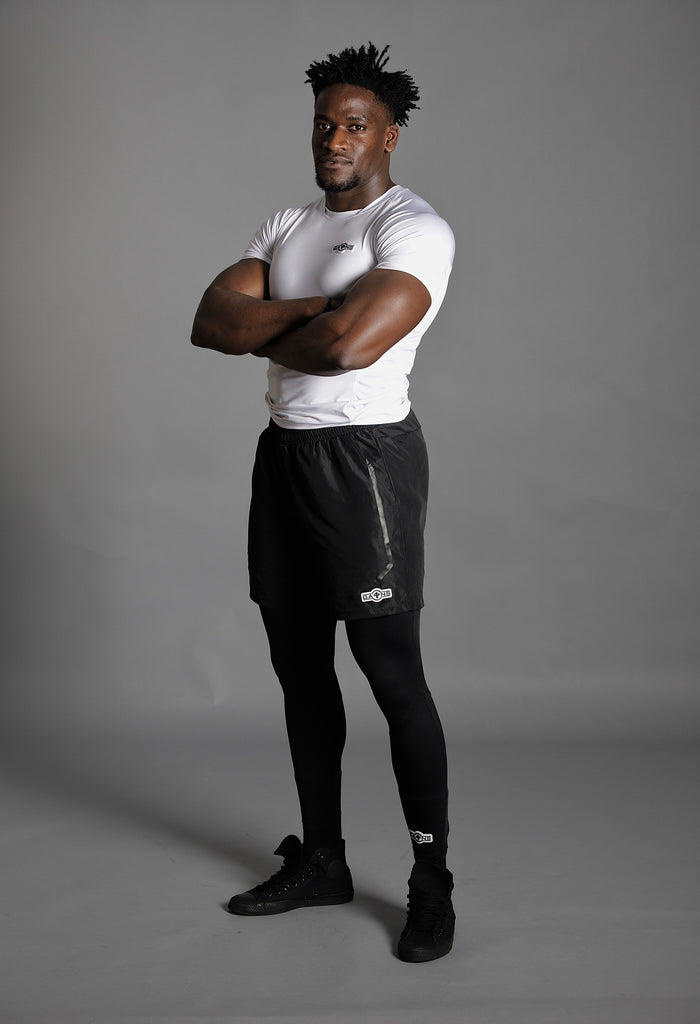 mens zip training leggings