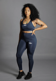 Gains Navy Core Pocket Leggings
